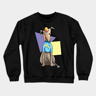 Dog With Mullet Crewneck Sweatshirt